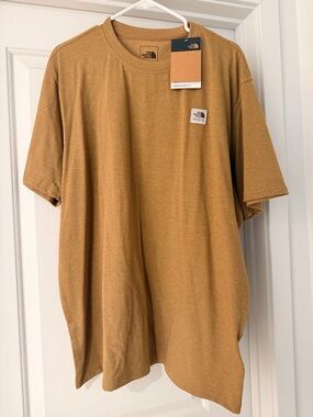 The North Face Men's Short Sleeve Tee in Tan Brown